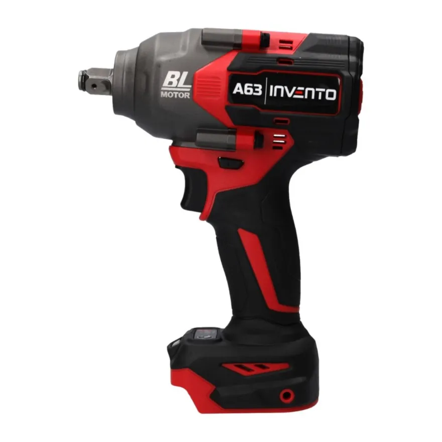INVENTO A63 zestaw ekonomiczny: klucz udarowy A63T 1200 Nm, 4Ah bateria, ładowarka