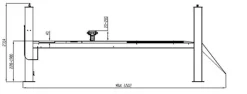 INVENTO EL 464WA - 6,4T - Podnośnik 4-kolumnowy, diagnostyczny