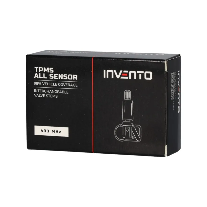 INVENTO 433/315 Europa USA MHz ALL-Sensor czujnik TPMS aluminiowy czarny ATEQ