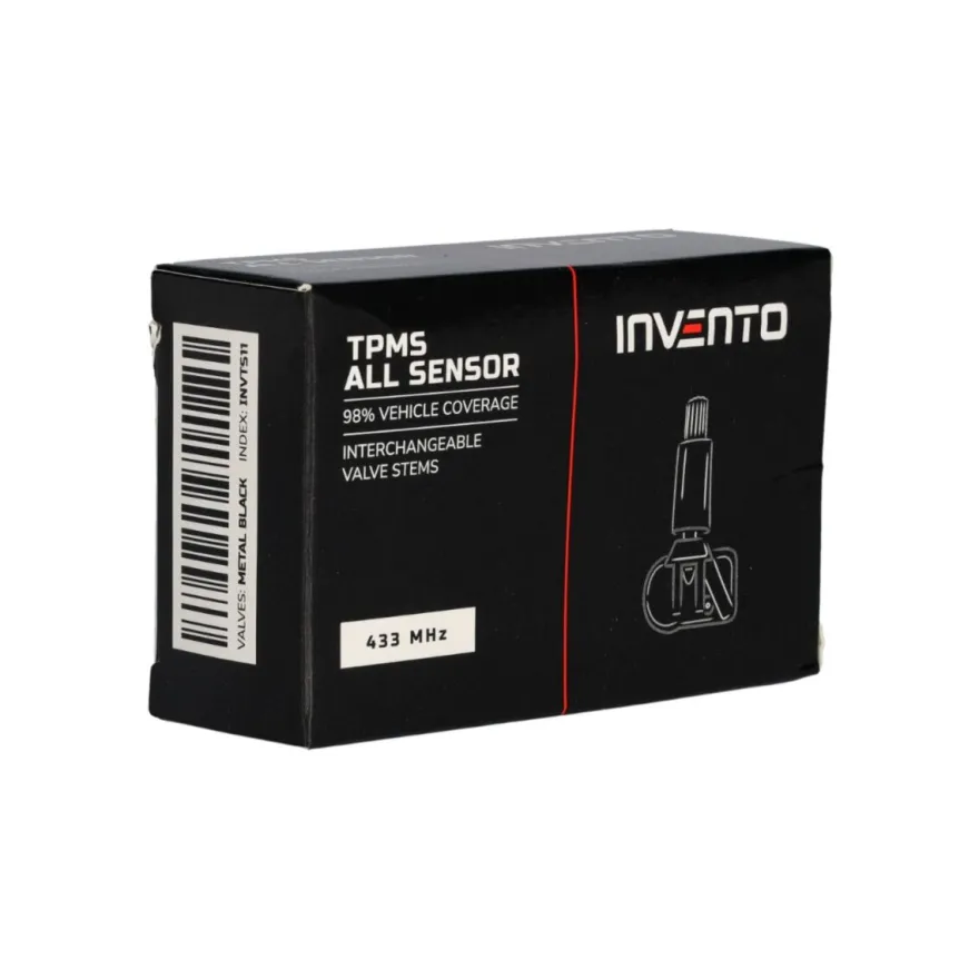INVENTO 433/315 Europa USA MHz ALL-Sensor czujnik TPMS aluminiowy czarny ATEQ