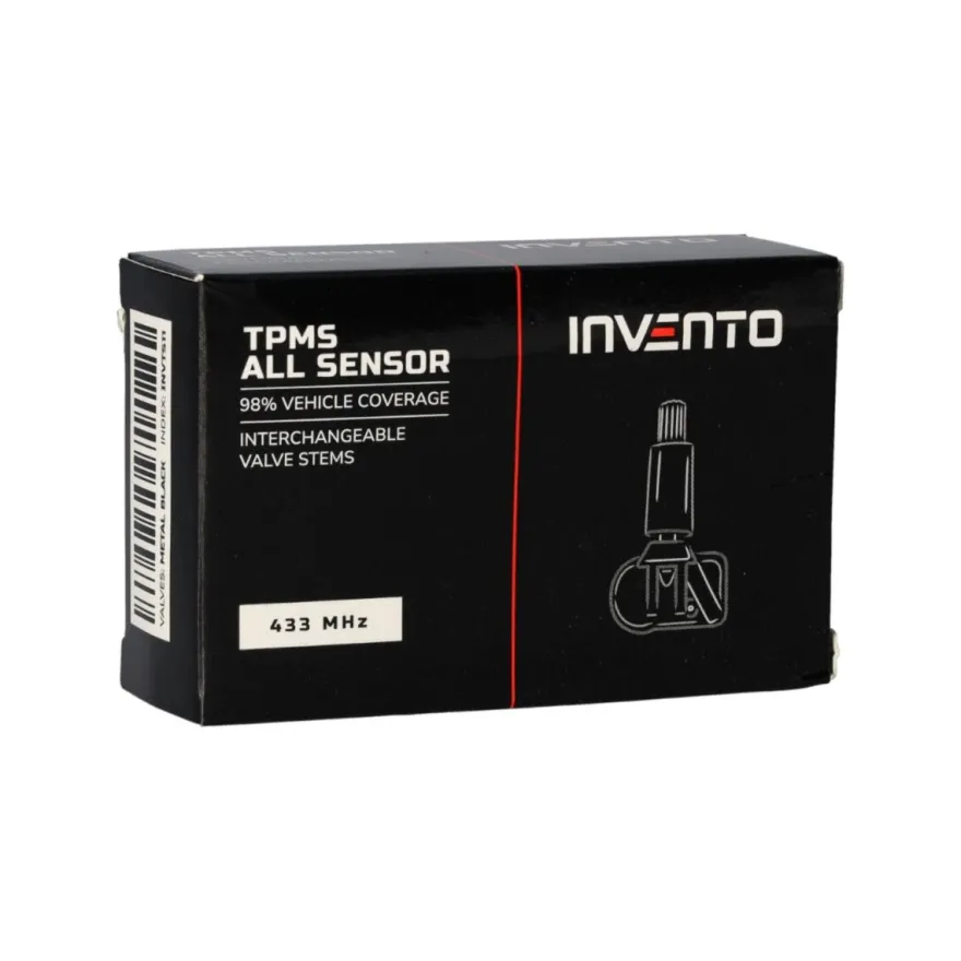 INVENTO 433/315 Europa USA MHz ALL-Sensor czujnik TPMS aluminiowy czarny ATEQ