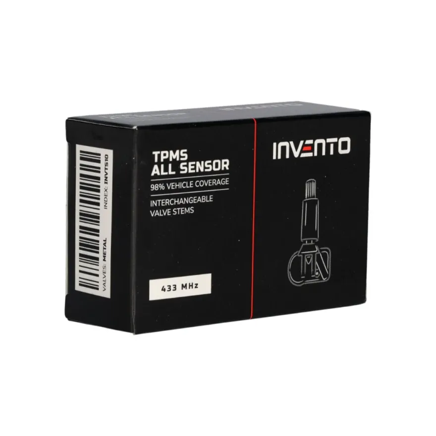 INVENTO 433/315 Europa USA MHz ALL-Sensor czujnik TPMS aluminiowy ATEQ 4SZT