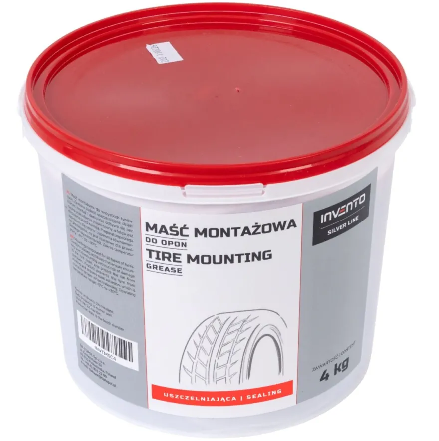 INVENTO Maść montażowa do opon USZCZELNIAJĄCA / czerwona 4kg