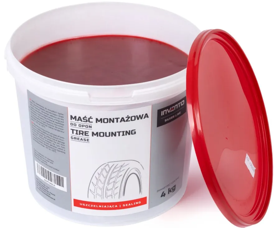 INVENTO Maść montażowa do opon USZCZELNIAJĄCA / czerwona 4kg