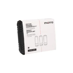 INVENTO 1/2" 17, 19, 21 mm zestaw nasadek udarowych do felg aluminiowych