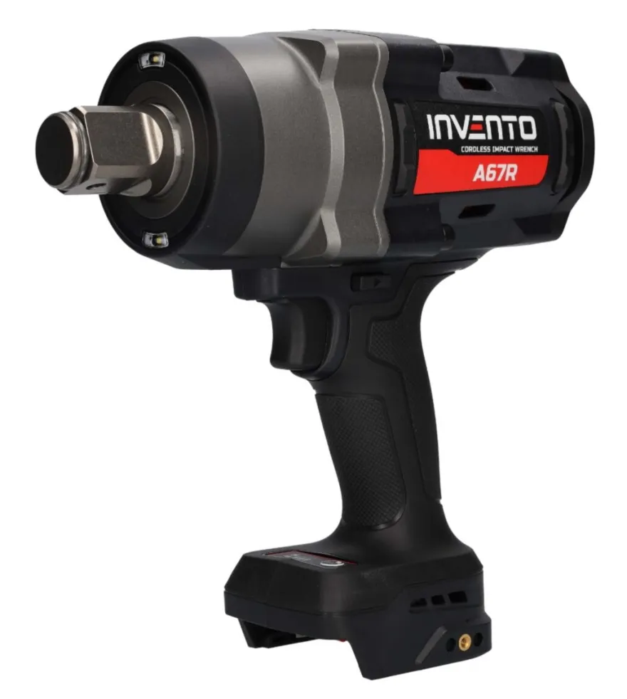 INVENTO 2400 Nm 1" klucz udarowy akumulatorowy + przedłużka trzpienia 1" 250 mm