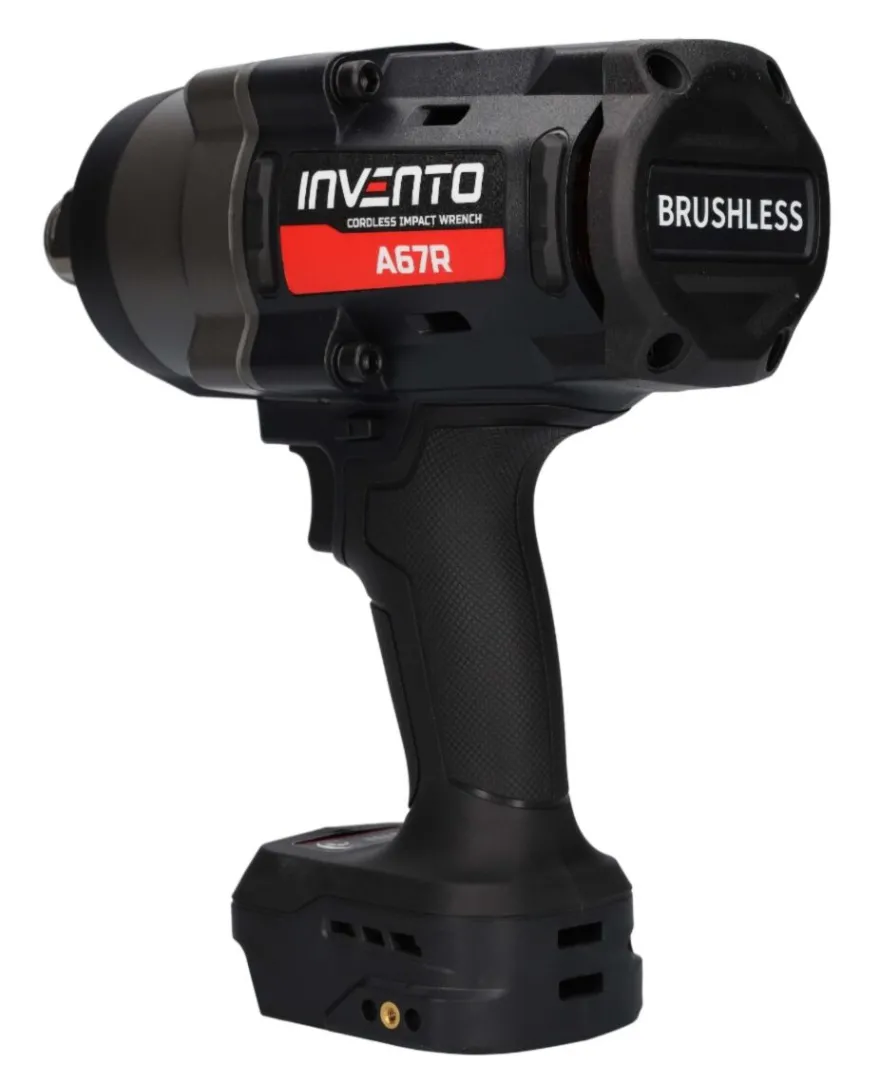 INVENTO 2400 Nm 1" klucz udarowy akumulatorowy + przedłużka trzpienia 1" 250 mm