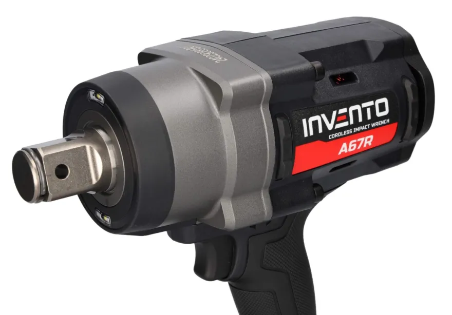 INVENTO 2400 Nm 1" klucz udarowy akumulatorowy + przedłużka trzpienia 1" 250 mm