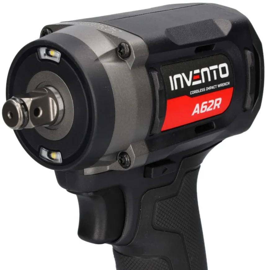 INVENTO 680 Nm 1/2" klucz udarowy akumulatorowy zestaw 2x 4Ah, torba, ładowarka