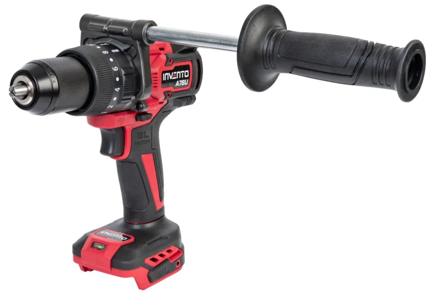 INVENTO 150Nm 1/2" wiertarka akumulatorowa udarowa z uchwytem - tylko narzędzie