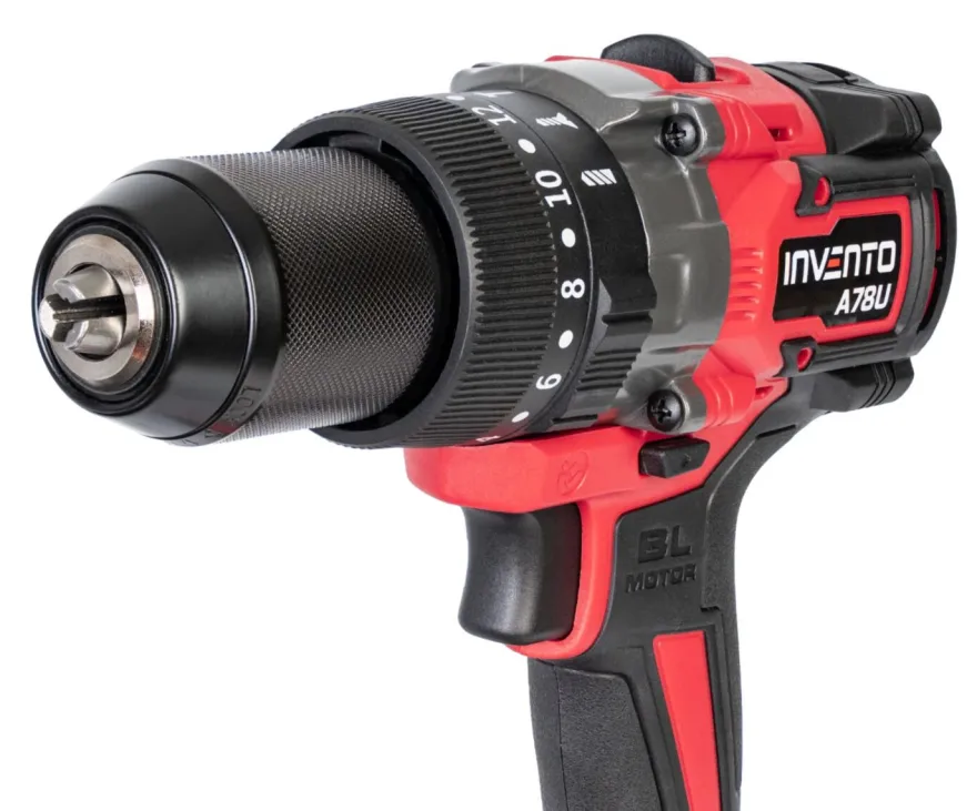 INVENTO 150Nm 1/2" wiertarka akumulatorowa udarowa z uchwytem - tylko narzędzie