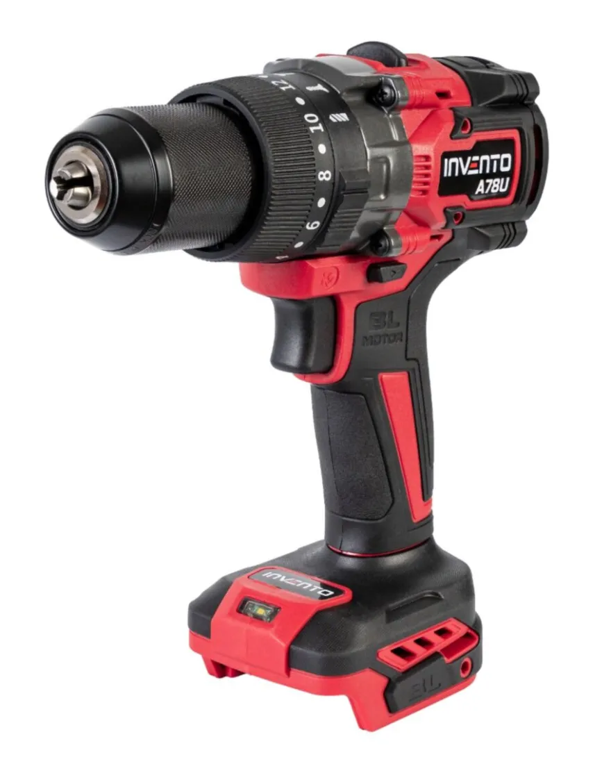 INVENTO 150Nm 1/2" wiertarka akumulatorowa udarowa z uchwytem - tylko narzędzie
