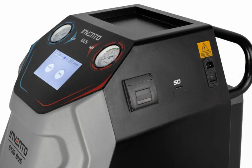 INVENTO S120 BUS R134a urządzenie stacja do klimatyzacji