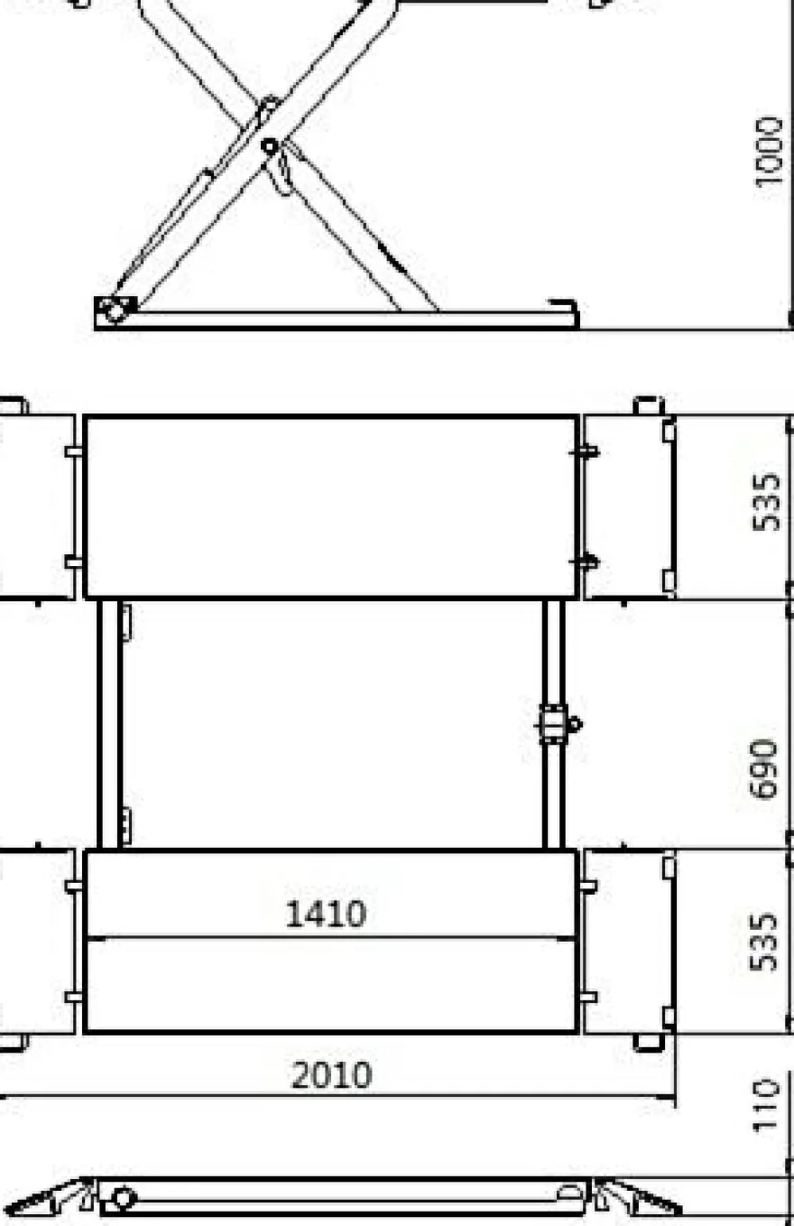 INVENTO SL S30 3 T 230V - Podnośnik nożycowy