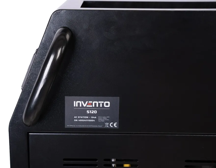 INVENTO S120 R134a urządzenie stacja do klimatyzacji