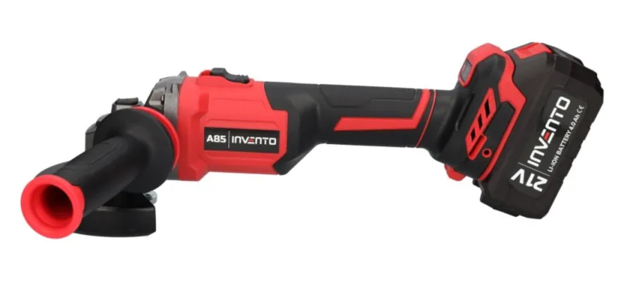 INVENTO 5'' szlifierka kątowa akumulatorowa - zestaw