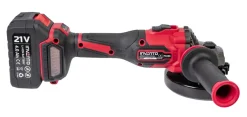 INVENTO 5'' szlifierka kątowa akumulatorowa - zestaw 2 X 4 Ah