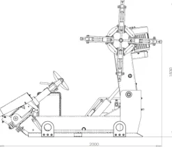 INVENTO TC 856 montażownica kół rolniczych i OTR