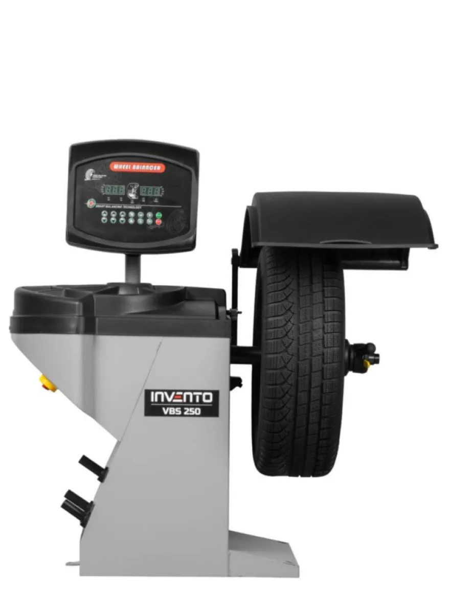 INVENTO VBS 250 wyważarka 2D, laser, LED, automatyczny hamulec