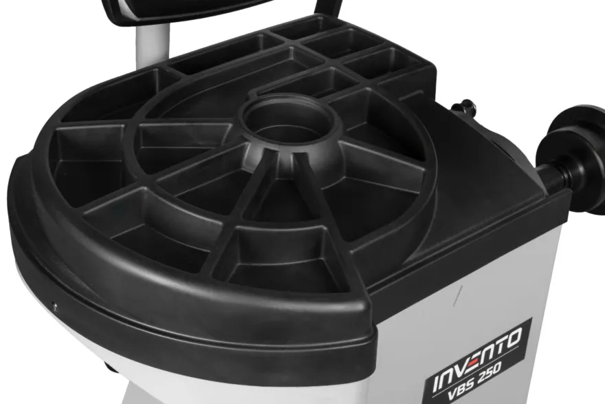 INVENTO VBS 250 wyważarka 2D, laser, LED, automatyczny hamulec