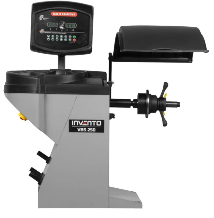 INVENTO VBS 250 wyważarka 2D, laser, LED, automatyczny hamulec