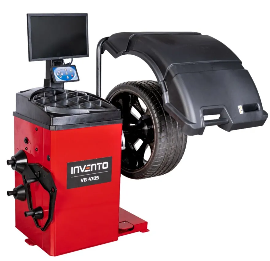 INVENTO VB 470S wyważarka 3D, sonar, laser, LED, hamulec, monitor LCD
