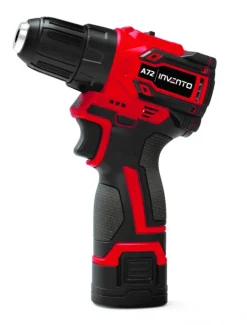 INVENTO 3/8" wiertarka akumulatorowa - zestaw 2x bateria 1,5 Ah + adapter na bity