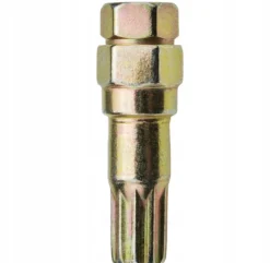 Klucz - adapter Torx do wąskich śrub/nakrętek TUV, złoty ocynk 17/19