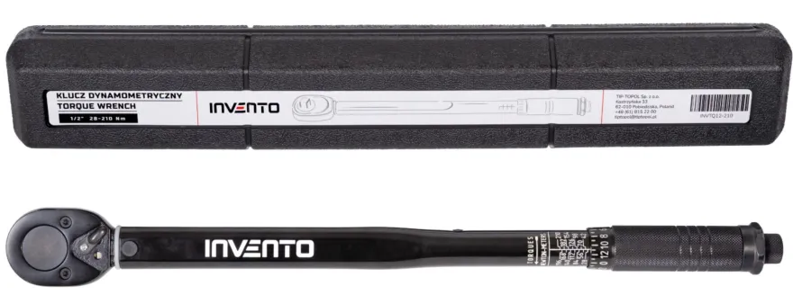 Klucz dynamometryczny INVENTO 1/2" 28-210 Nm