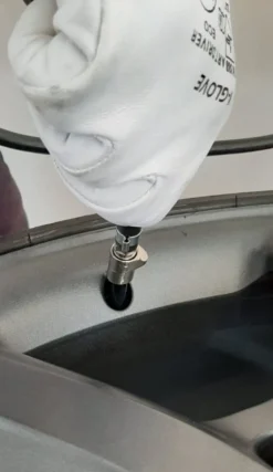 Końcówka do pompowania powietrza typu Quik Lok na wąż 7 mm