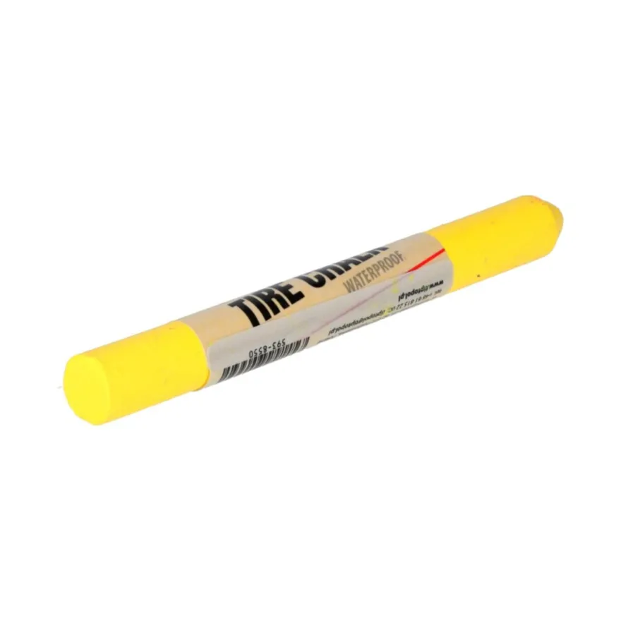 Kreda / marker do opon długa żółta PROFI, 13 mm - 1 sztuka