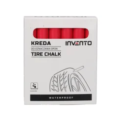 Kreda marker do opon wodoodporna Czerwona Invento - 1 sztuka