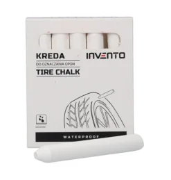 Kreda marker do opon wodoodporna Biała Invento - 1 sztuka