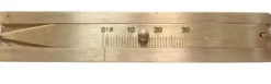 Miernik głębokości bieżnika opon (głębokościomierz) mosiężny, 0–30 mm Rema Tip Top w etui