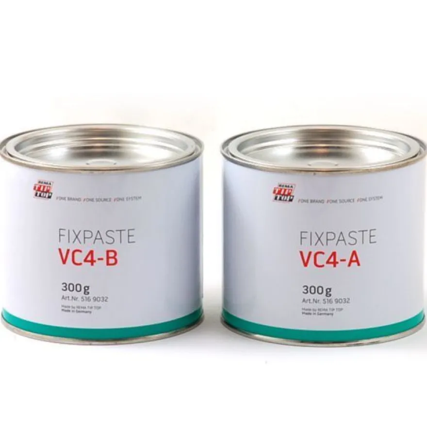 Mieszanka A+B (FIXPASTE VC-4), 2x300g - samowulkanizująca masa do naprawy uszkodzeń gumy