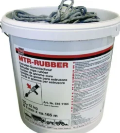 Mieszanka gumowa w sznurze RUBBER MTR-CR, o podwyższonej wytrzymałości, waga 12 kg, rozmiar Ø 8 mm