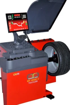 Mondolfo Ferro MT 4000C wyważarka 3D, zacisk elektromagnetyczny, hamulec automatyczny, monitor LCD dotykowy