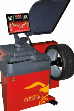 Mondolfo Ferro MT 4000C wyważarka 3D, zacisk elektromagnetyczny, hamulec automatyczny, monitor LCD dotykowy