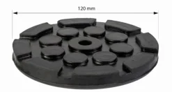 Nakładka gumowa na łapy podnośnika 120 x 13 mm