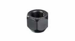 Nakrętka mocująca M12x1,25 otwarta bez kołnierza, 15mm, klucz 19, stożek, czarna