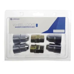 Nakrętki zabezpieczające M12x1,25 ruchoma tuleja, 37mm, klucz 19/21, stożek, chrom