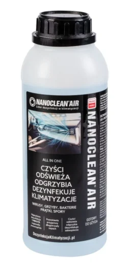 Nanoclean Air Płyn 1L Lawenda Odgrzybianie Ultradźwięki