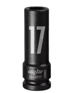 Nasadka udarowa 1/2" 6-kąt długa 17 mm MJW Tools - WYSOKA JAKOŚĆ!