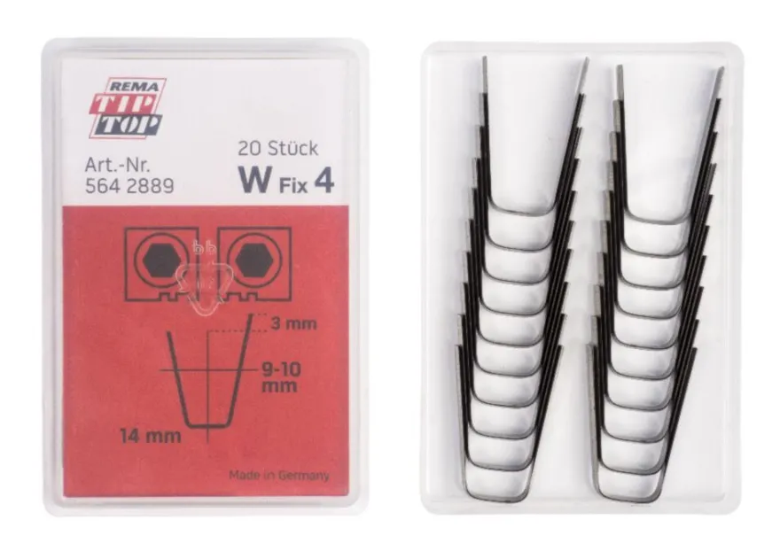 Nożyki W Fix 4, 9-10 mm, do wyrzynarki/nacinarki Rubber Cut, 20 szt