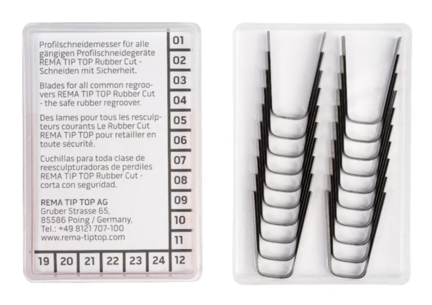 Nożyki W Fix 4, 9-10 mm, do wyrzynarki/nacinarki Rubber Cut, 20 szt