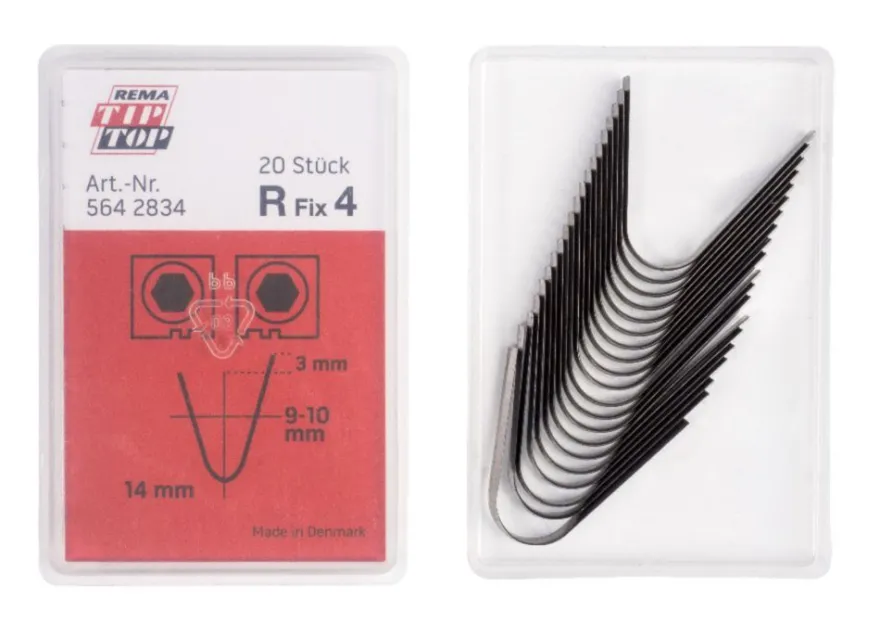 Nożyk R Fix 4, 9-10 mm, do nacinarki Rubber Cut, 20 szt