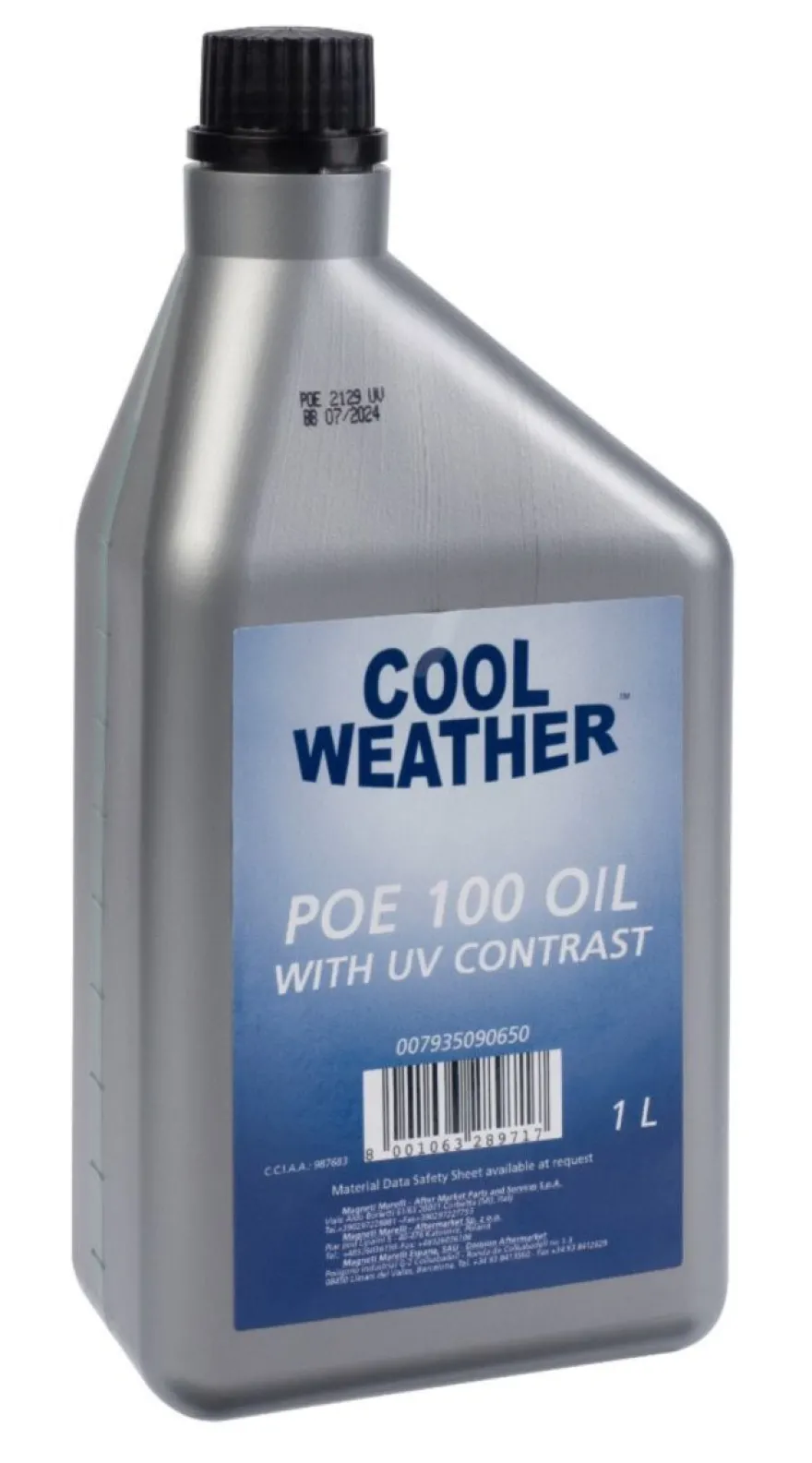 Olej do klimatyzacji POE100 UV 1L