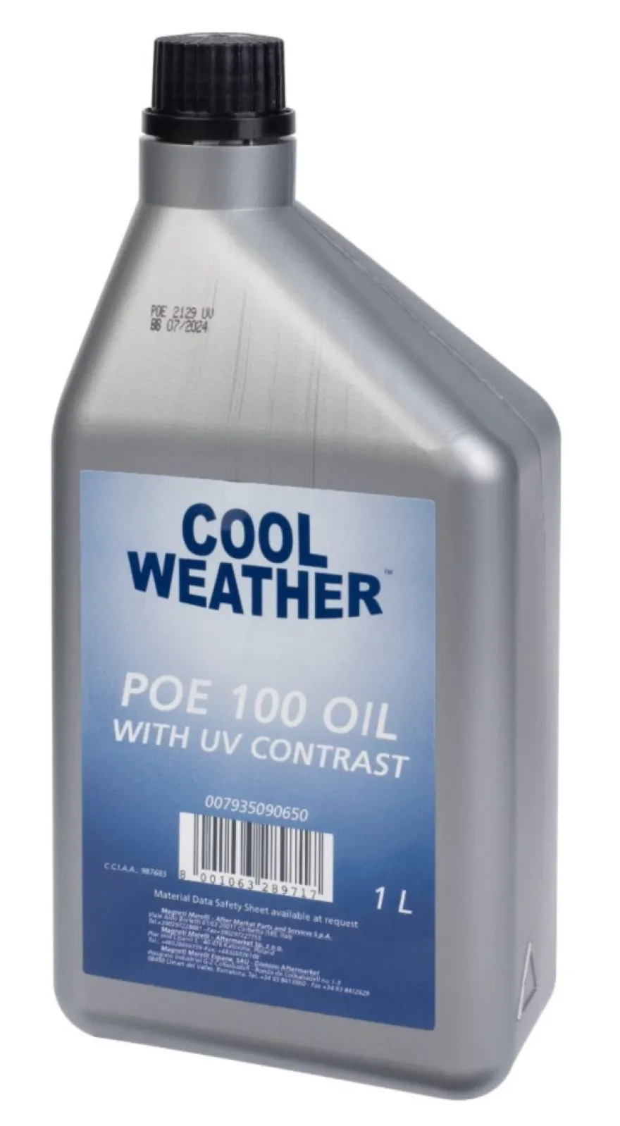 Olej do klimatyzacji POE100 UV 1L