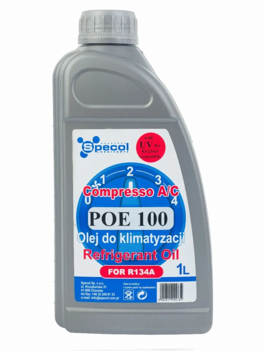 Olej do klimatyzacji POE100 UV 1L