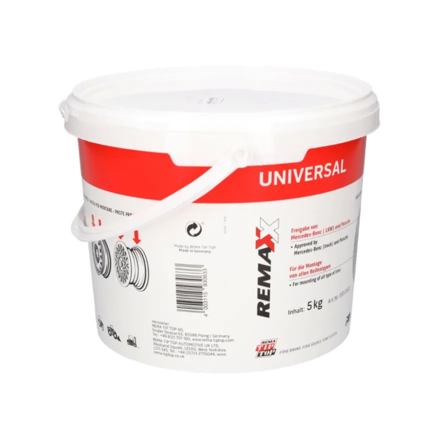 Pasta montażowa do opon uniwersalna Remaxx Universal 5kg